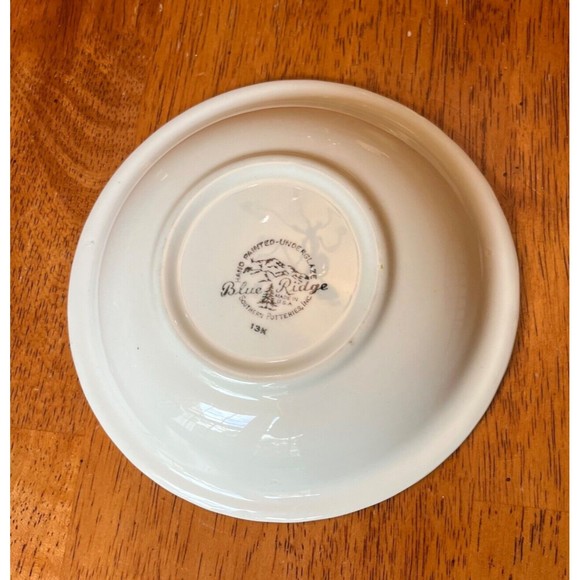 BLUE RIDGE Southern Potteries Fruit Bowl SPRAY PATTERN 1940s USA - Picture 5 of 8